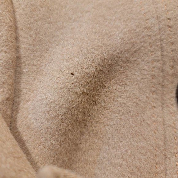 Tart Collection Tan Military Long Winter Coat Size M 100% Wool - Picture 15 of 15